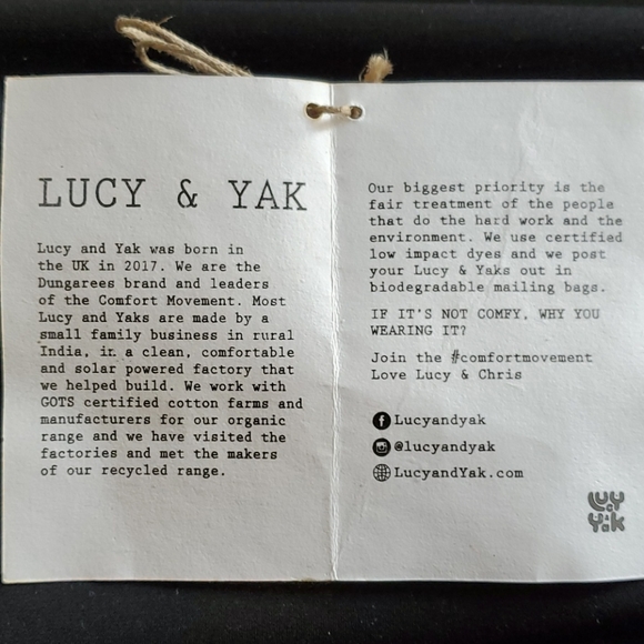 LUCY & YAK Organic Cotton Boilersuit. Sustainable! - Picture 12 of 12